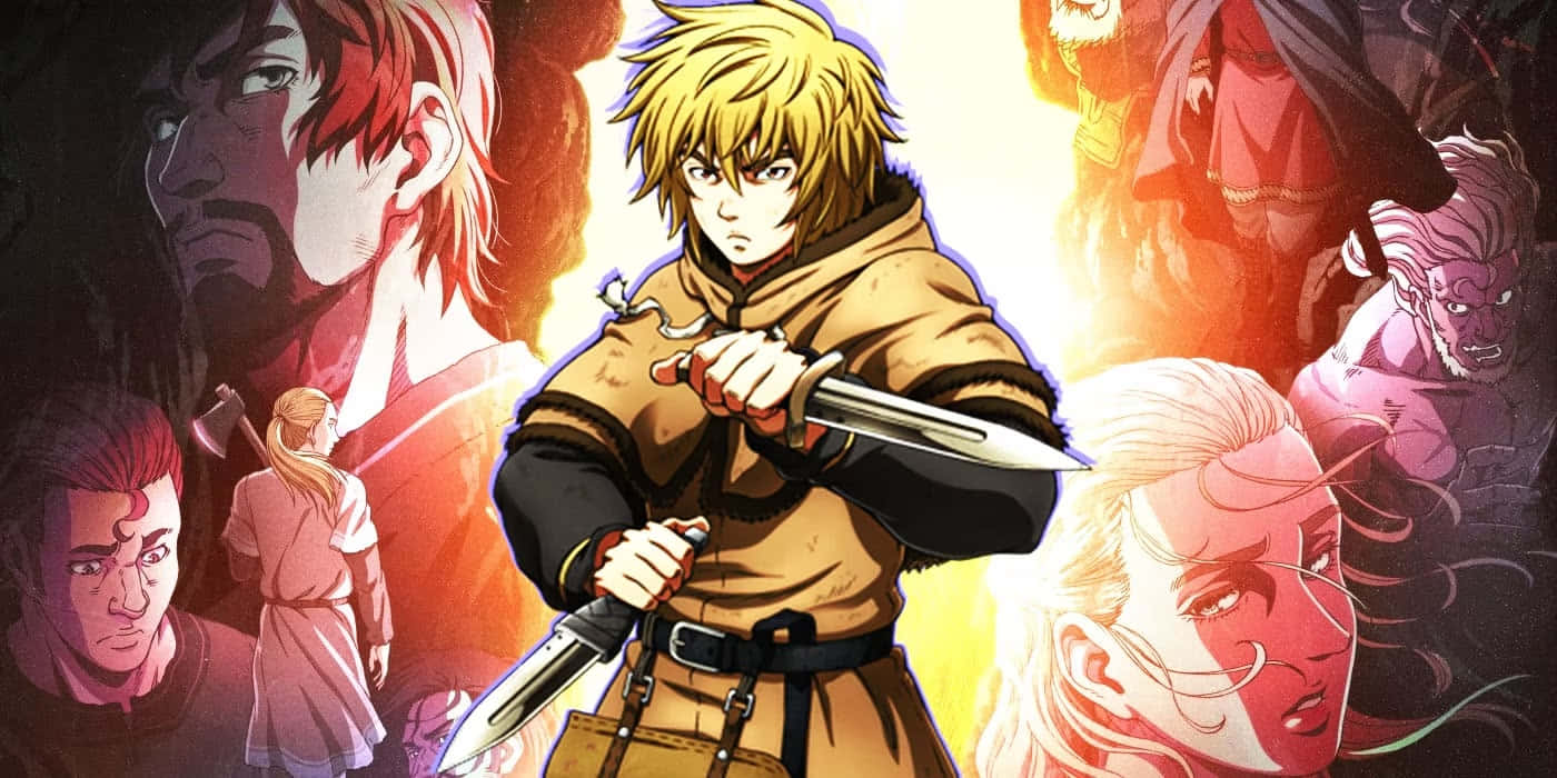 Thorfinn_ Anime_ Character_ Collage Wallpaper