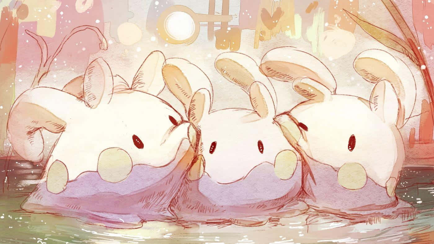 Three Goomy Hugging Wallpaper