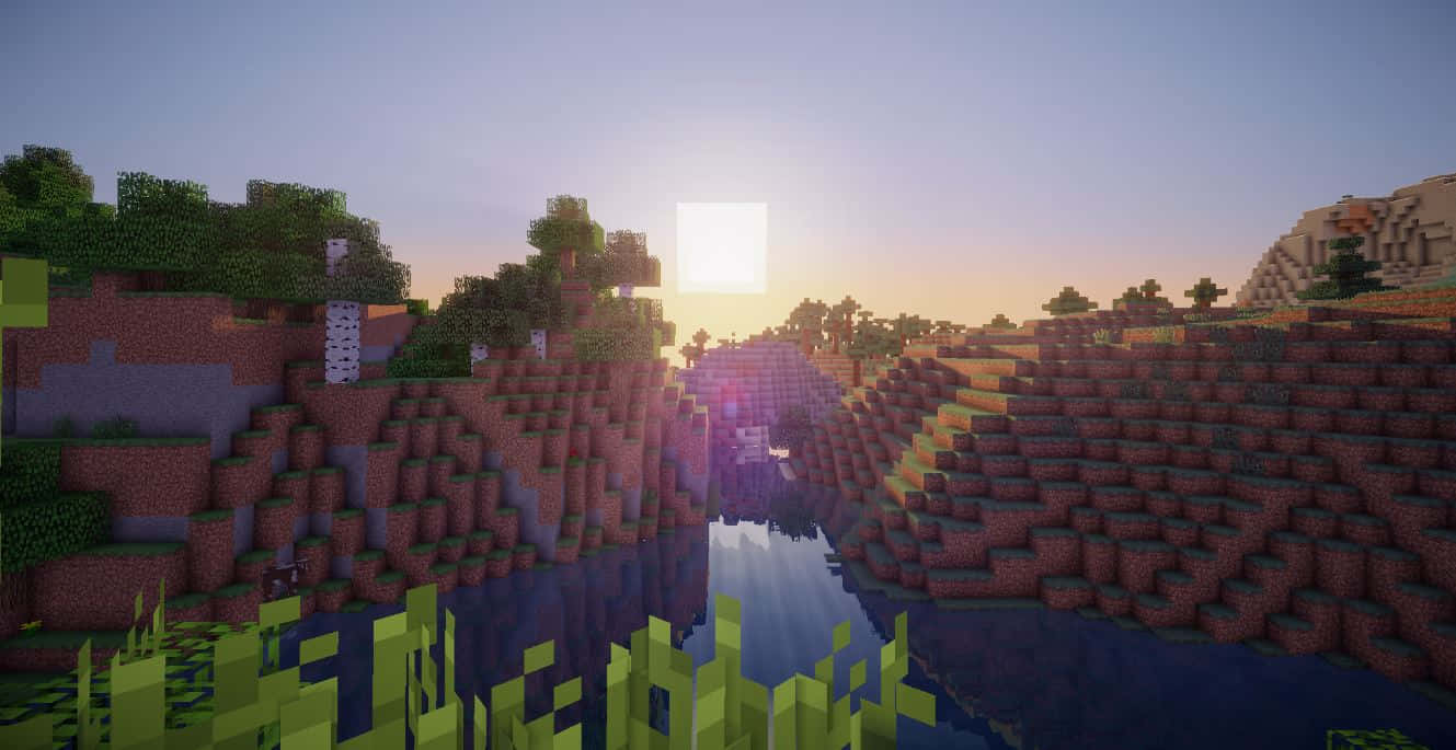 Thrilling Adventures Await In Minecraft Survival Mode Wallpaper