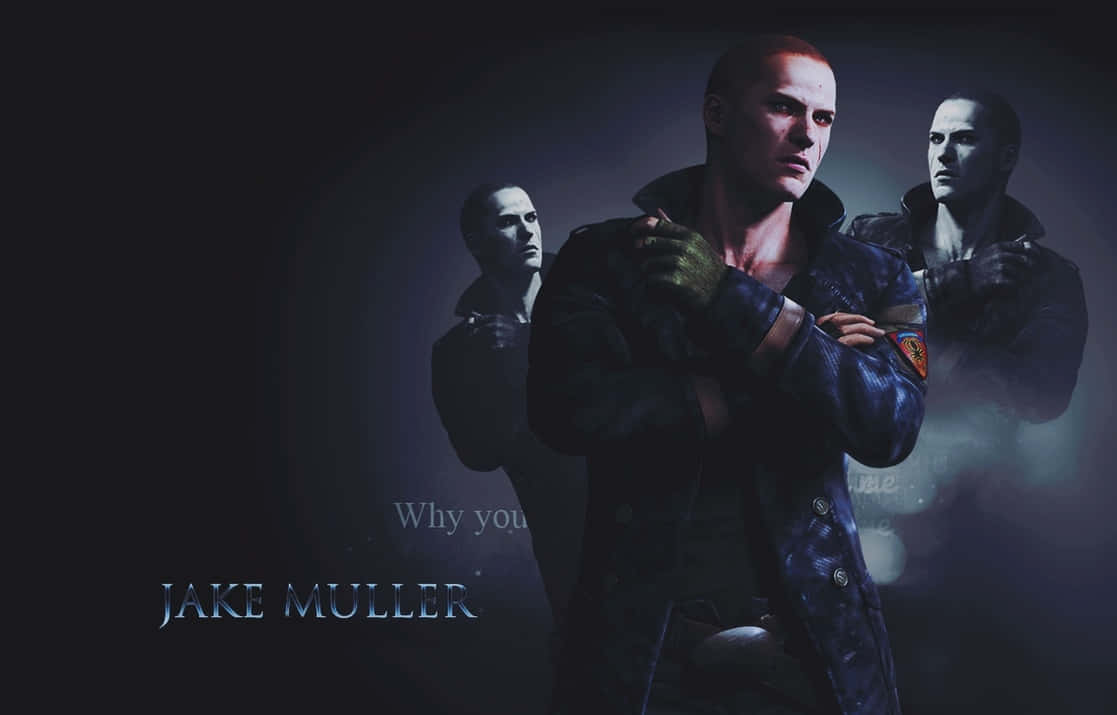 Thrilling Encounter - Jake Muller From Resident Evil Wallpaper