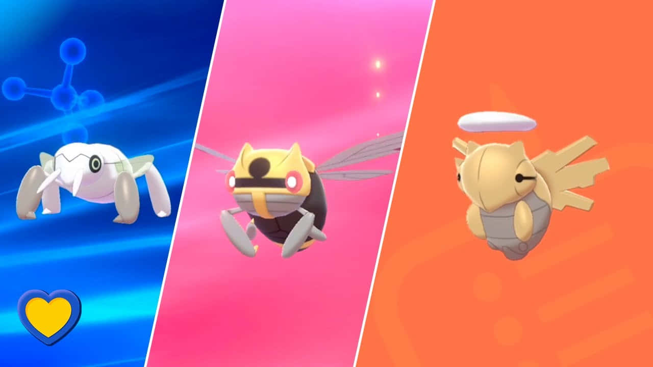 Thrilling Evolution - From Nincada To Ninjask And Shedinja Wallpaper