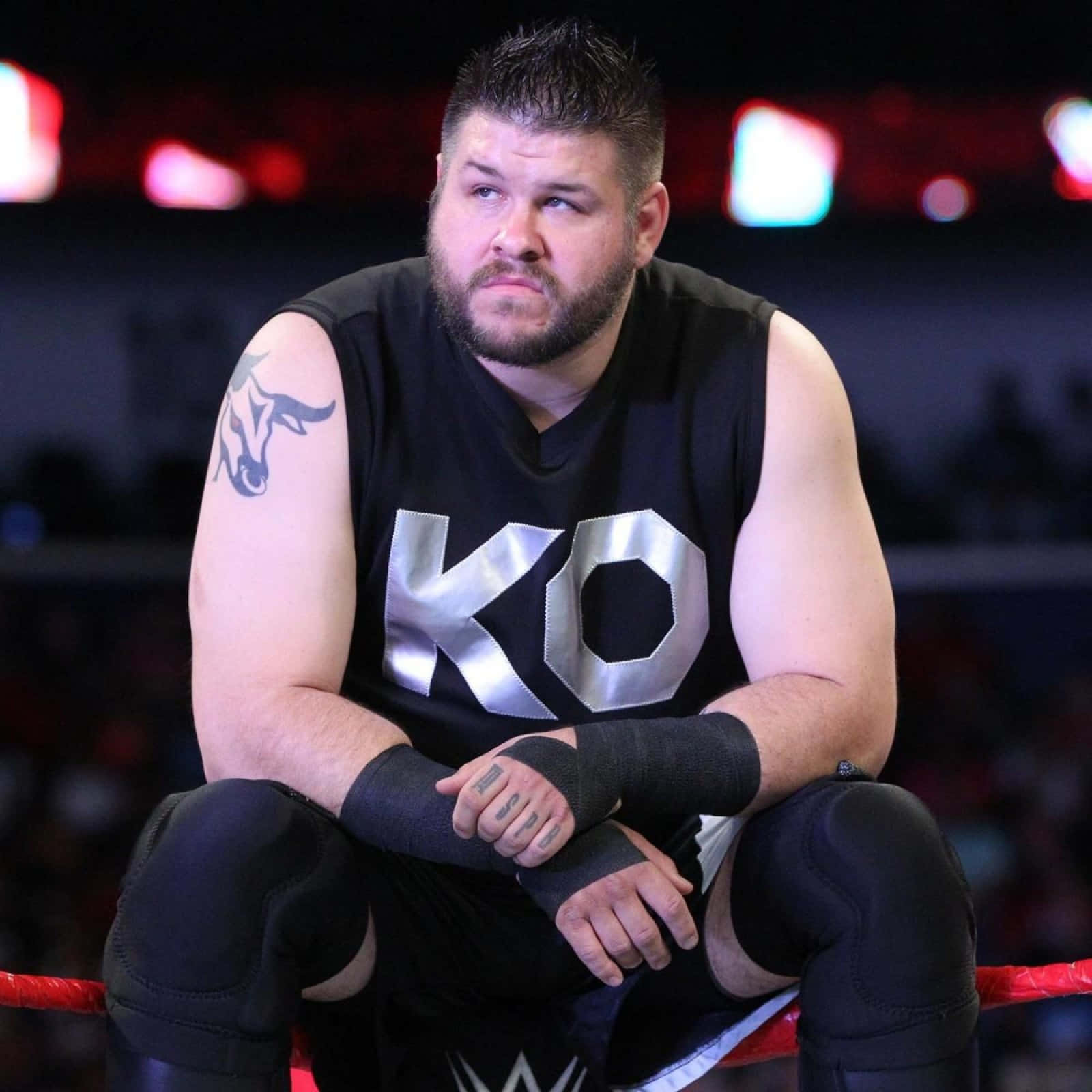 Thrilling Moment In The Ring With Kevin Owens Wallpaper