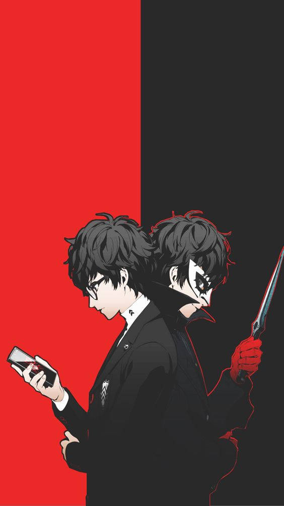 Thrilling Persona 5 Smartphone Wallpaper Wallpaper