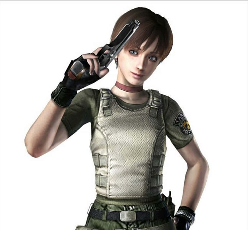 Thriving Under Spotlight - A Portrait Of Rebecca Chambers Wallpaper