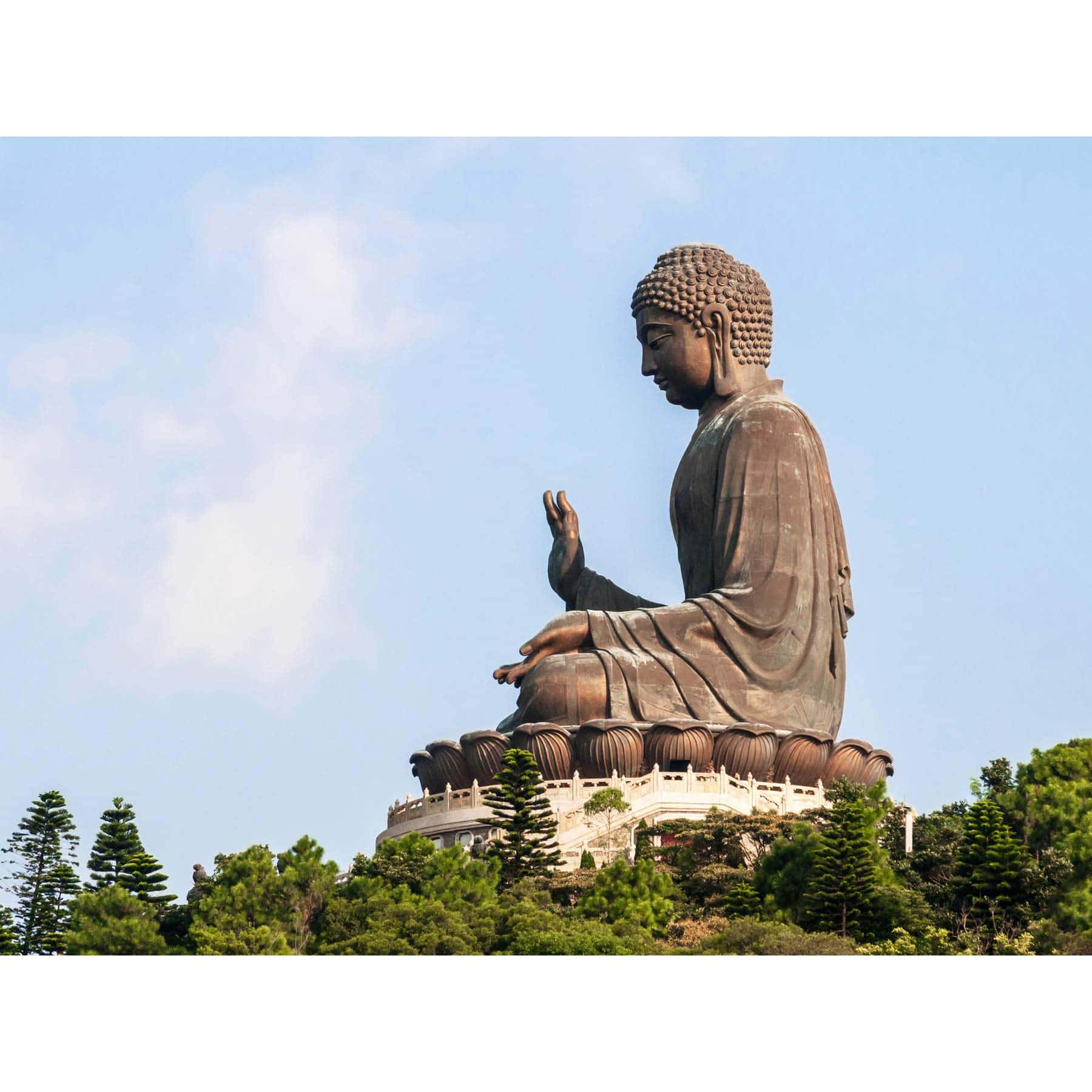 Tian Tan Buddha Wallpaper