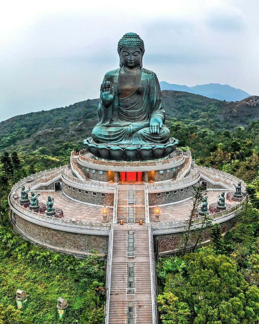 Tian Tan Buddha Wallpaper