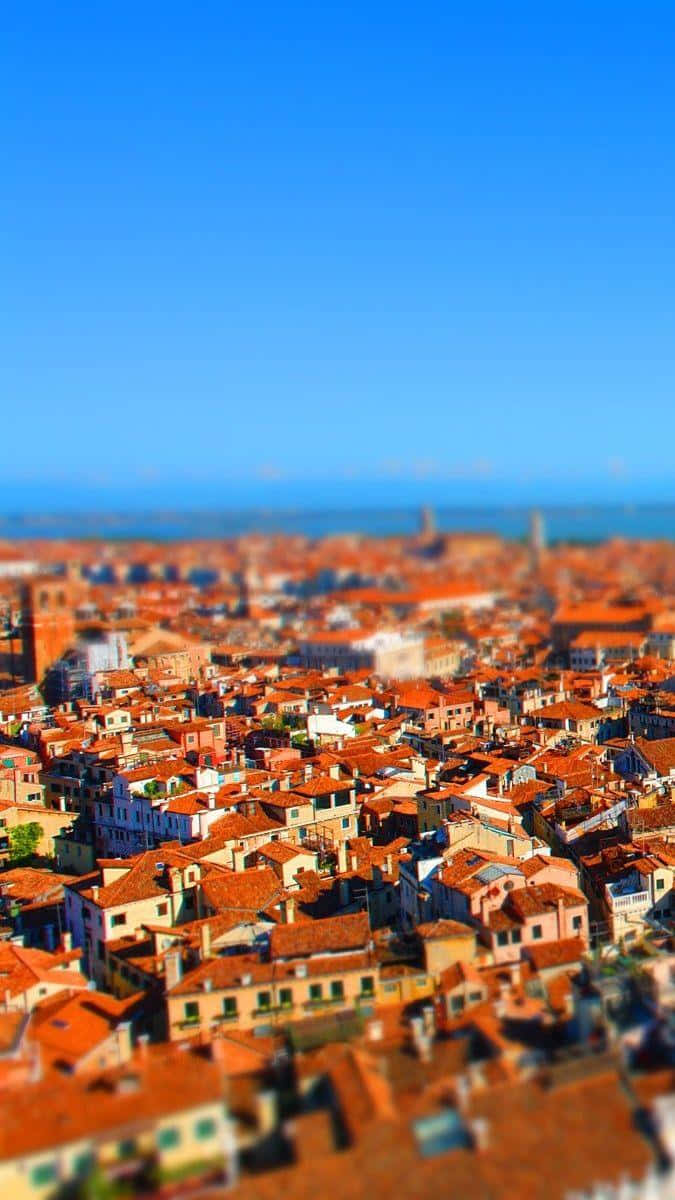 Tilt Shift_ Venetian_ Rooftops Wallpaper