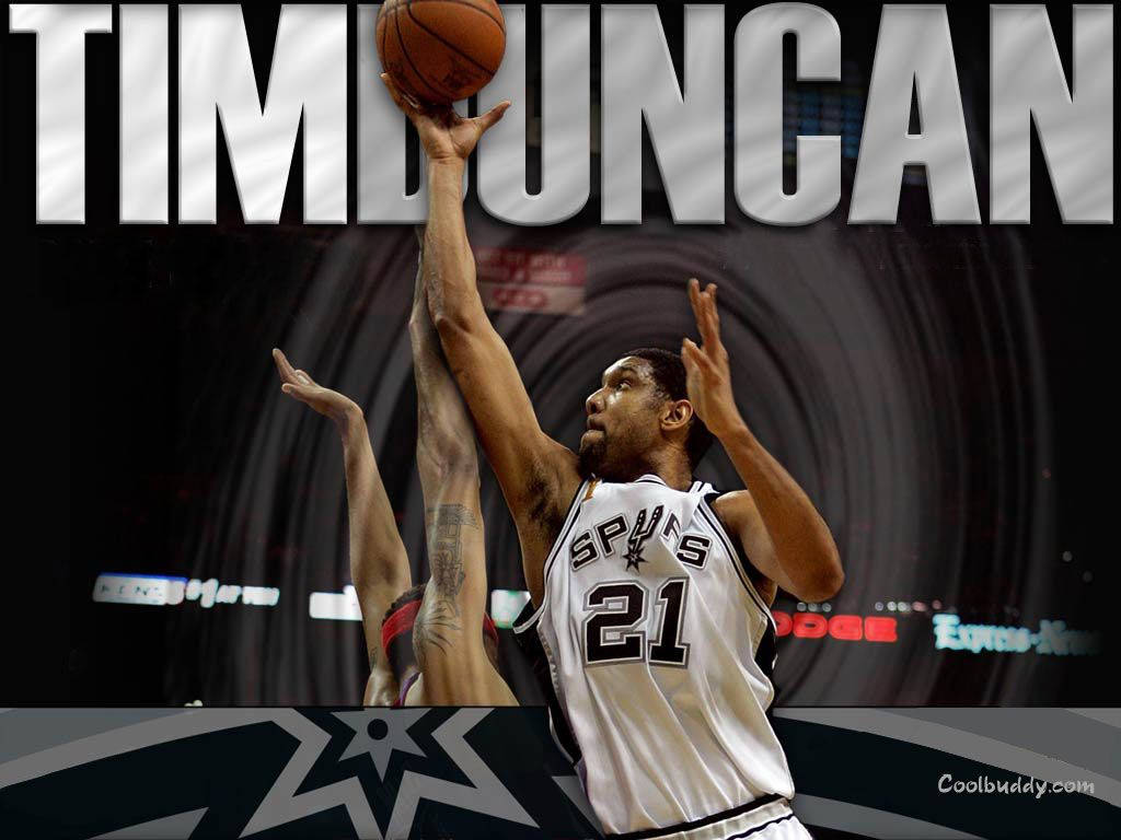 Tim Duncan Skyhook Wallpaper