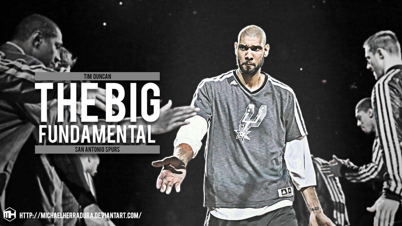 Tim Duncan The Big Fundamental Wallpaper