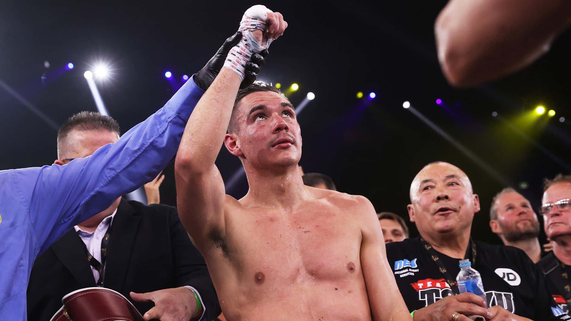 Tim Tszyu Posing After A Victorious Match Wallpaper