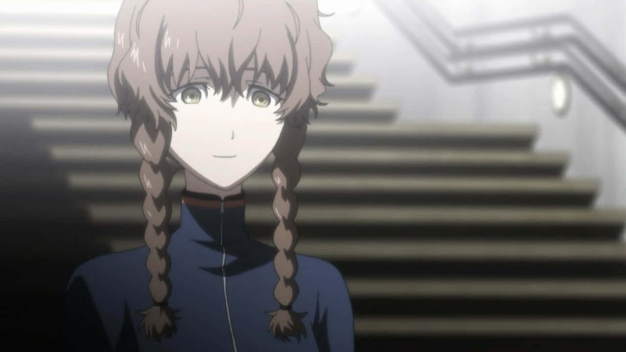 Time Traveler Suzuha Amane Riding Her Bicycle Wallpaper