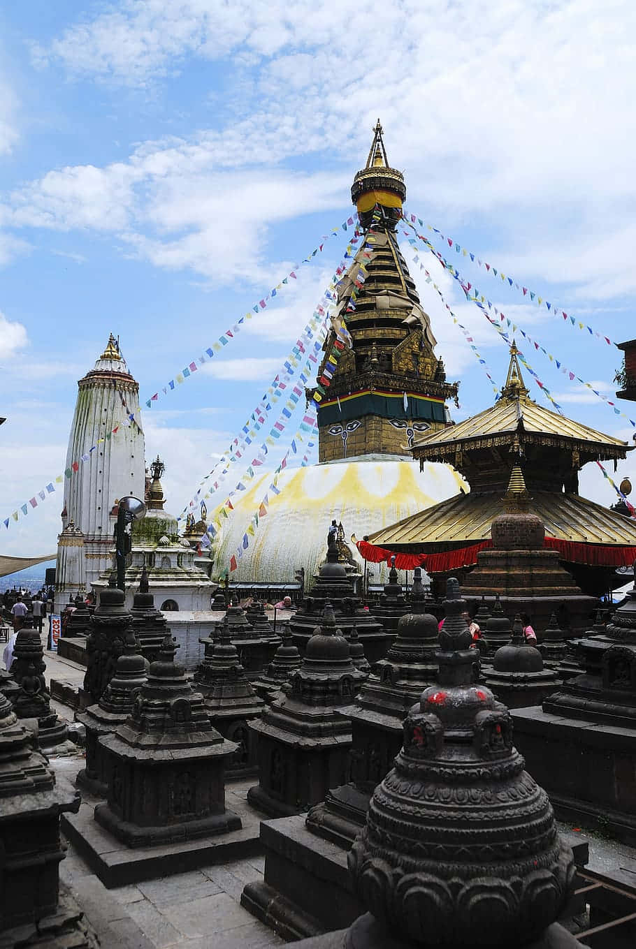 Timeless Spirituality At Boudhanath Stupa Wallpaper