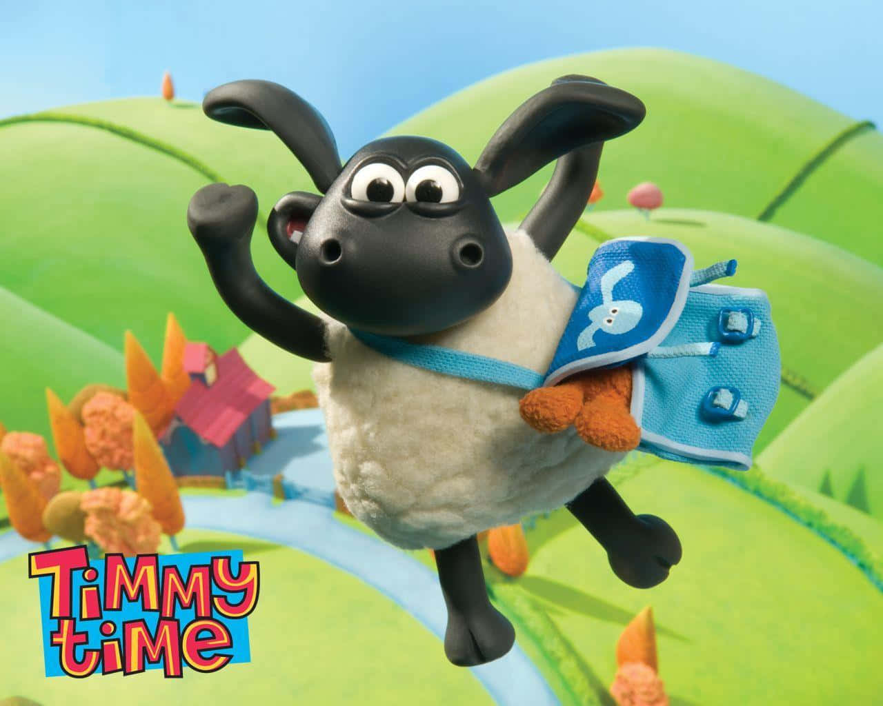 Timmy Time Joyful Sheep Character Wallpaper