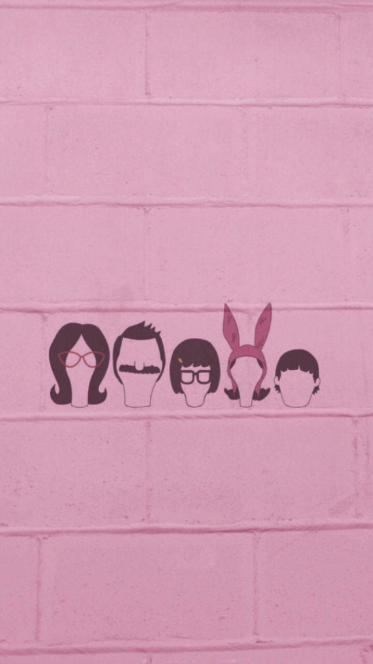 Tina Belcher And Family Vector Art Wallpaper