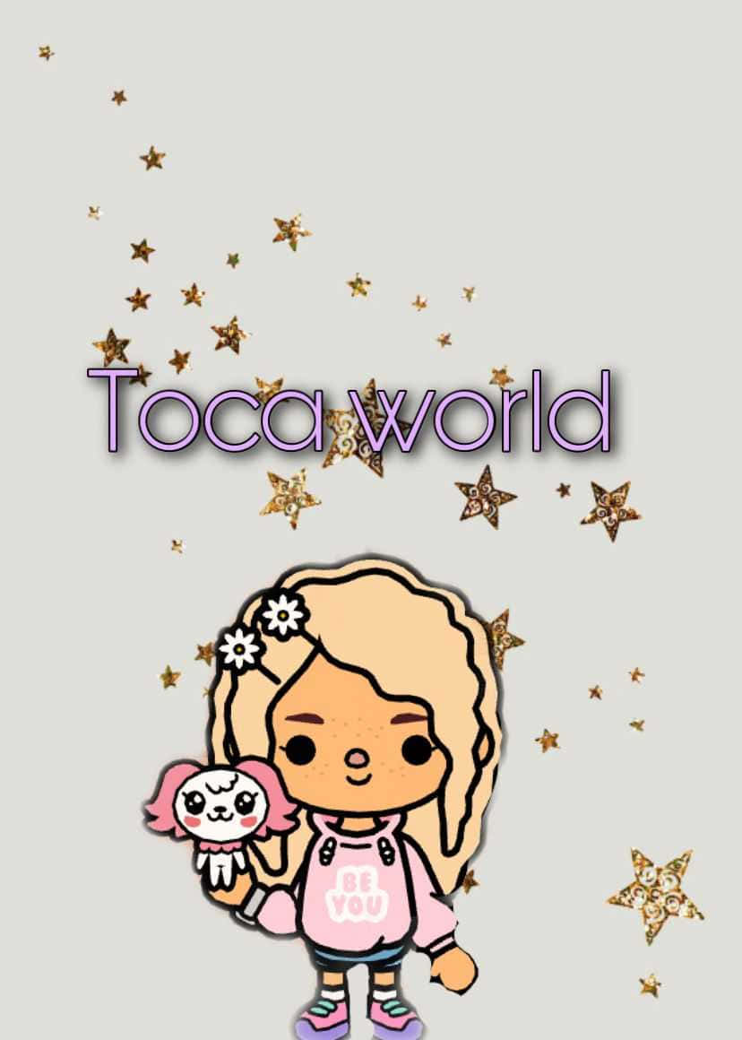 Toca Boca Character Stars Aesthetic Wallpaper