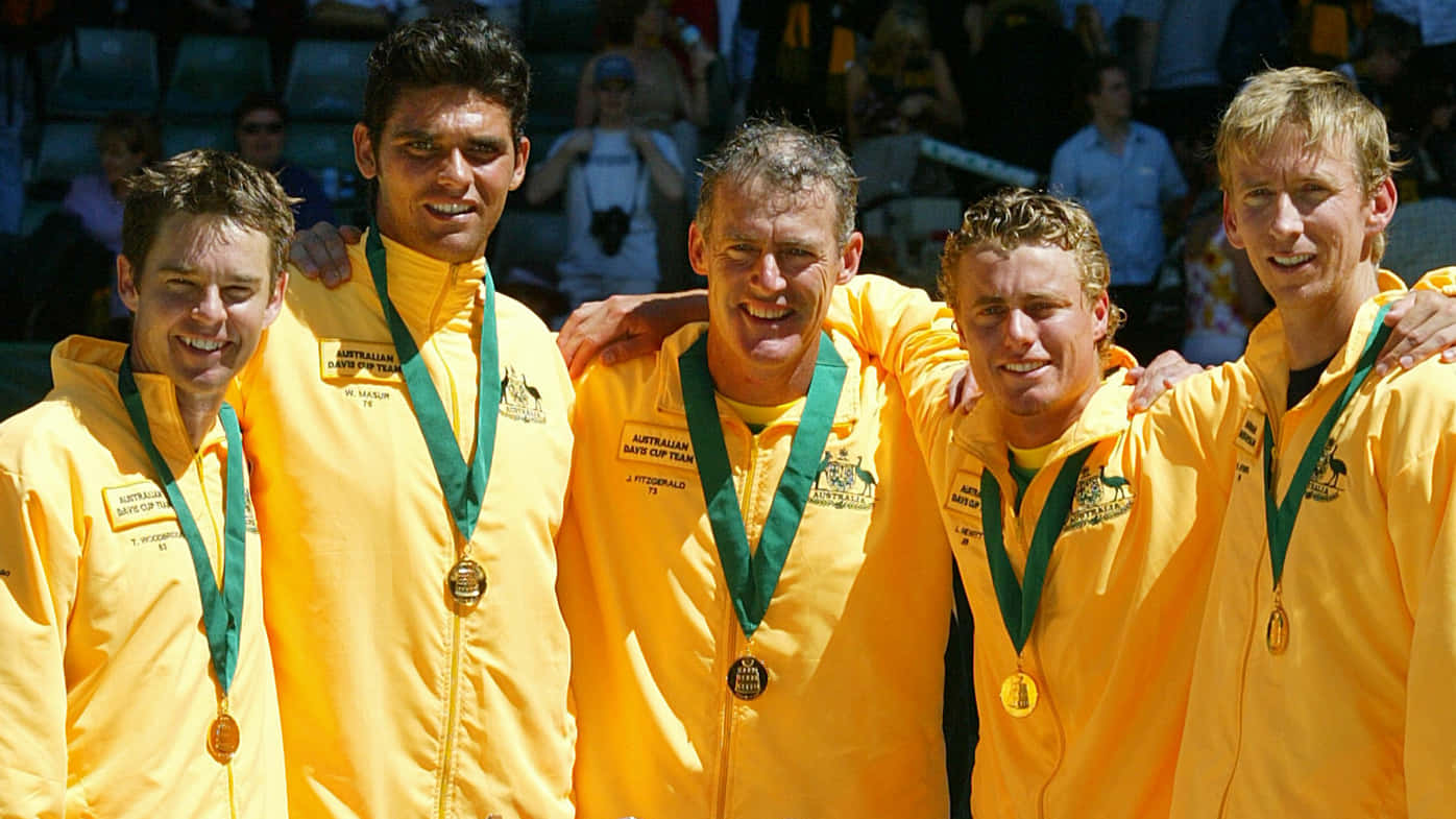 Todd Woodbridge And Team Australia Wallpaper