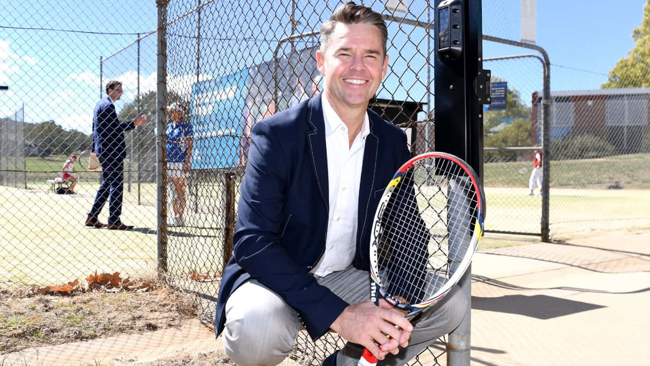 Todd Woodbridge Outside Court Wallpaper