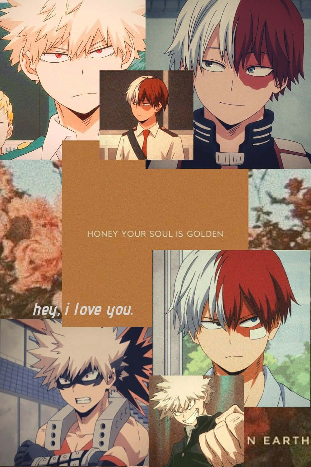 Todobaku My Hero Academia Collage Wallpaper