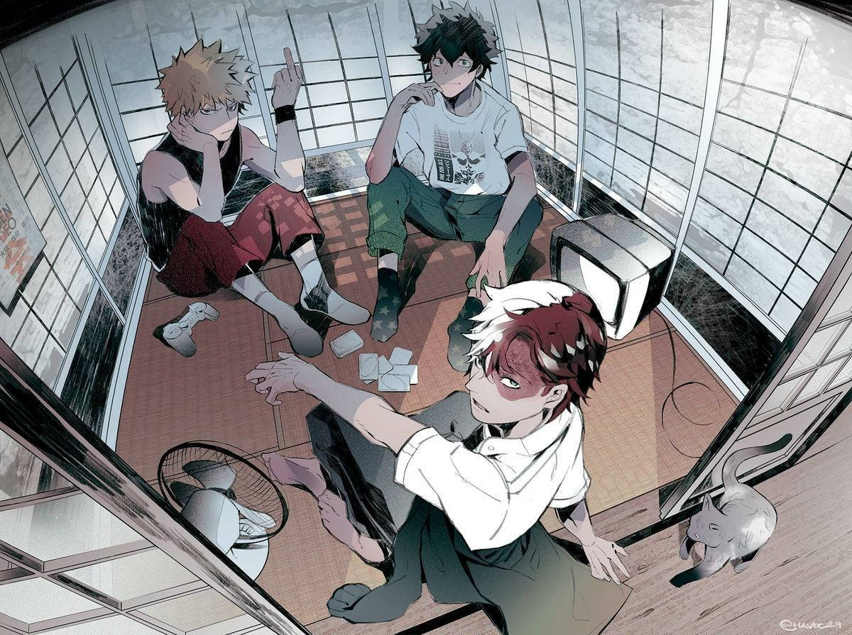 Todobakudeku Anime In Japanese Room Wallpaper