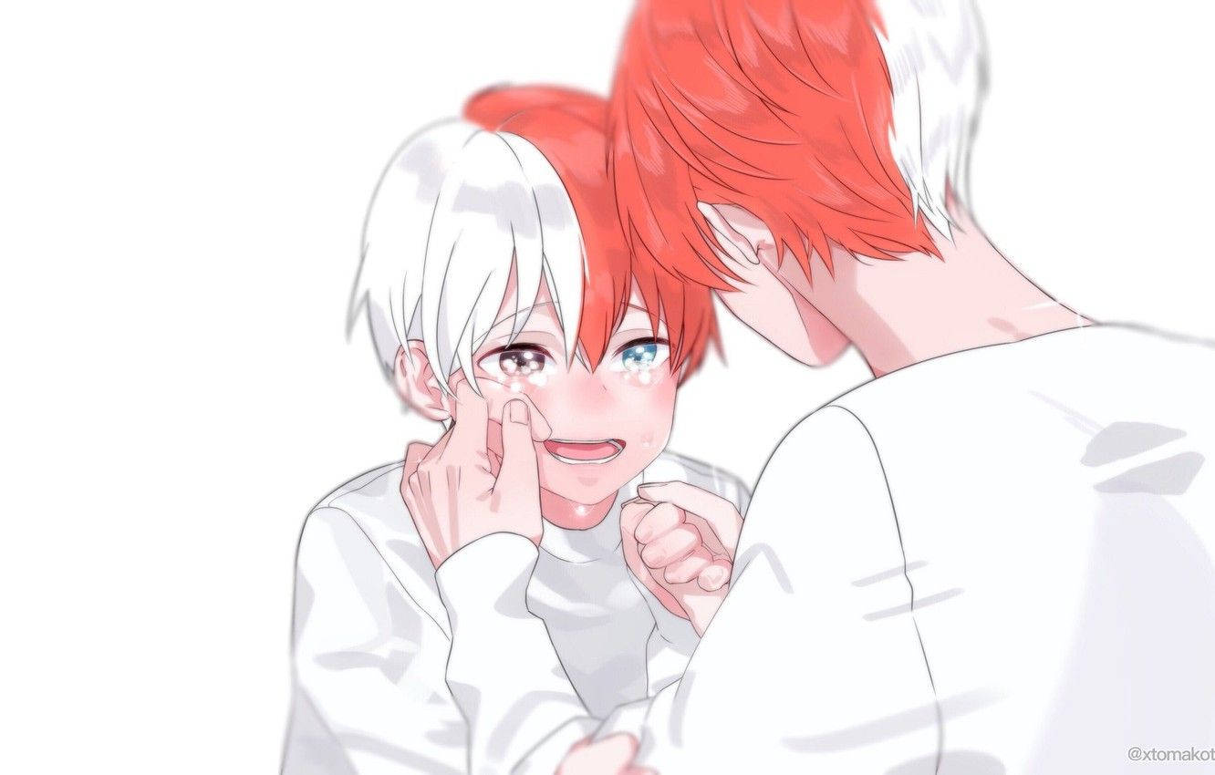 Todoroki Cute Tears Art Wallpaper