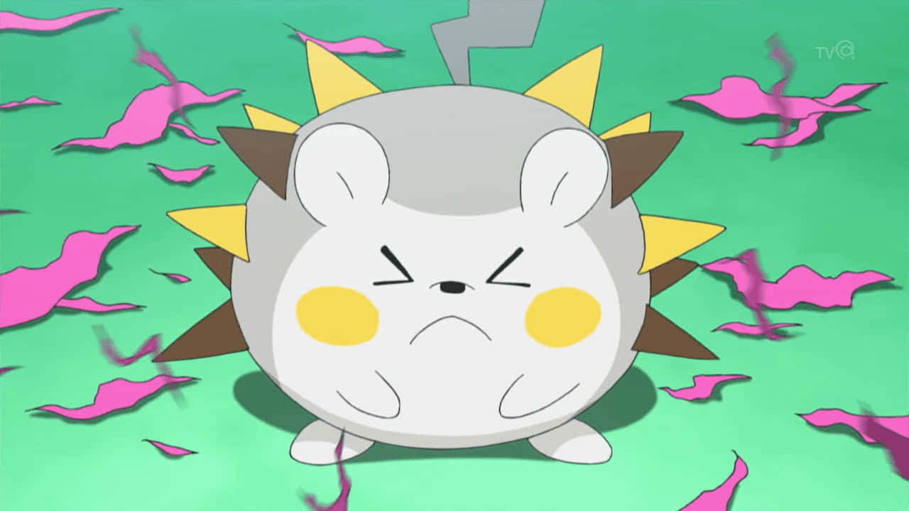 Togedemaru Showing Its Triangular Spikes Wallpaper