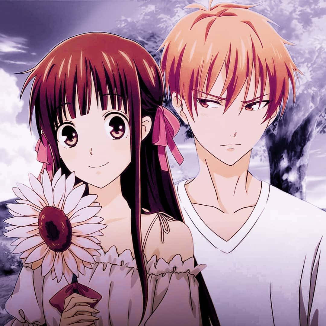 Tohru Honda And Kyo Sohma Fruits Basket Anime Wallpaper