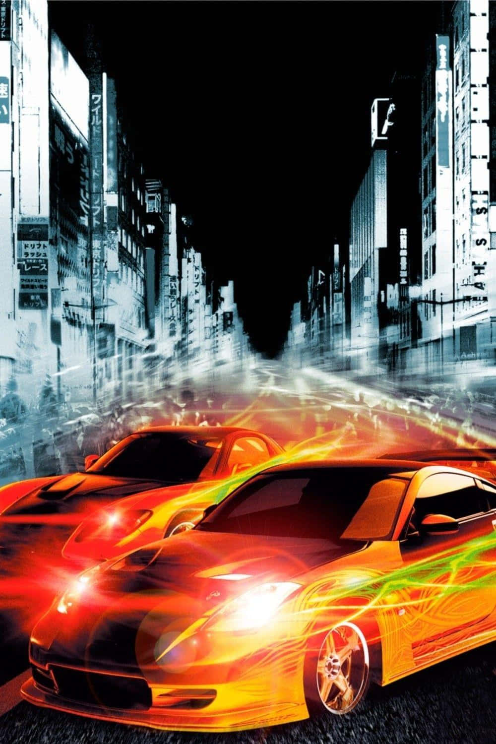 Tokyo Drift Racing Scene Wallpaper