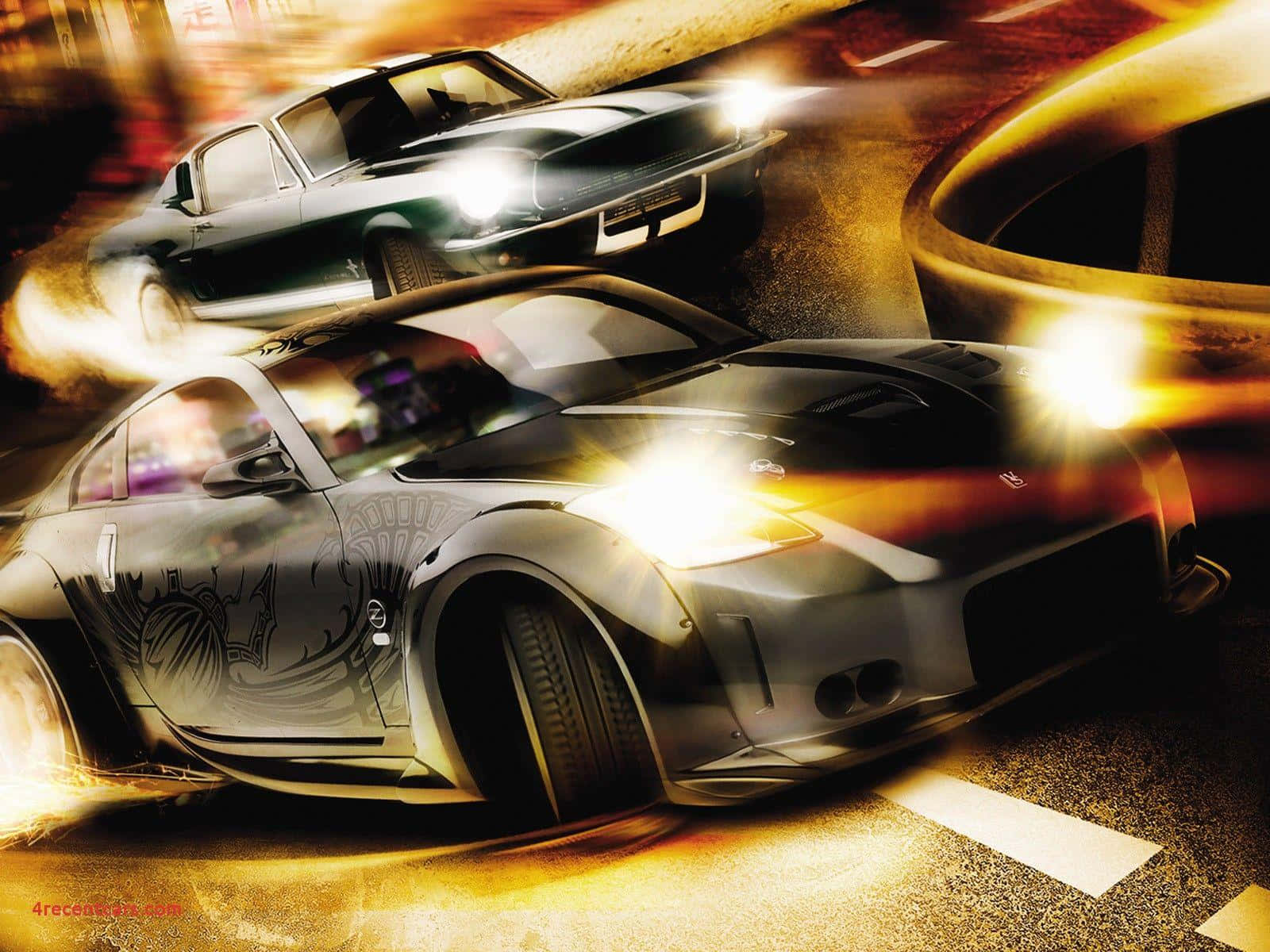 Tokyo Drift Racing Scene Wallpaper