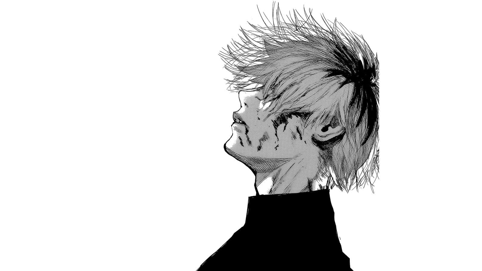 Tokyo Ghoul Pfp Bw Kaneki Wallpaper