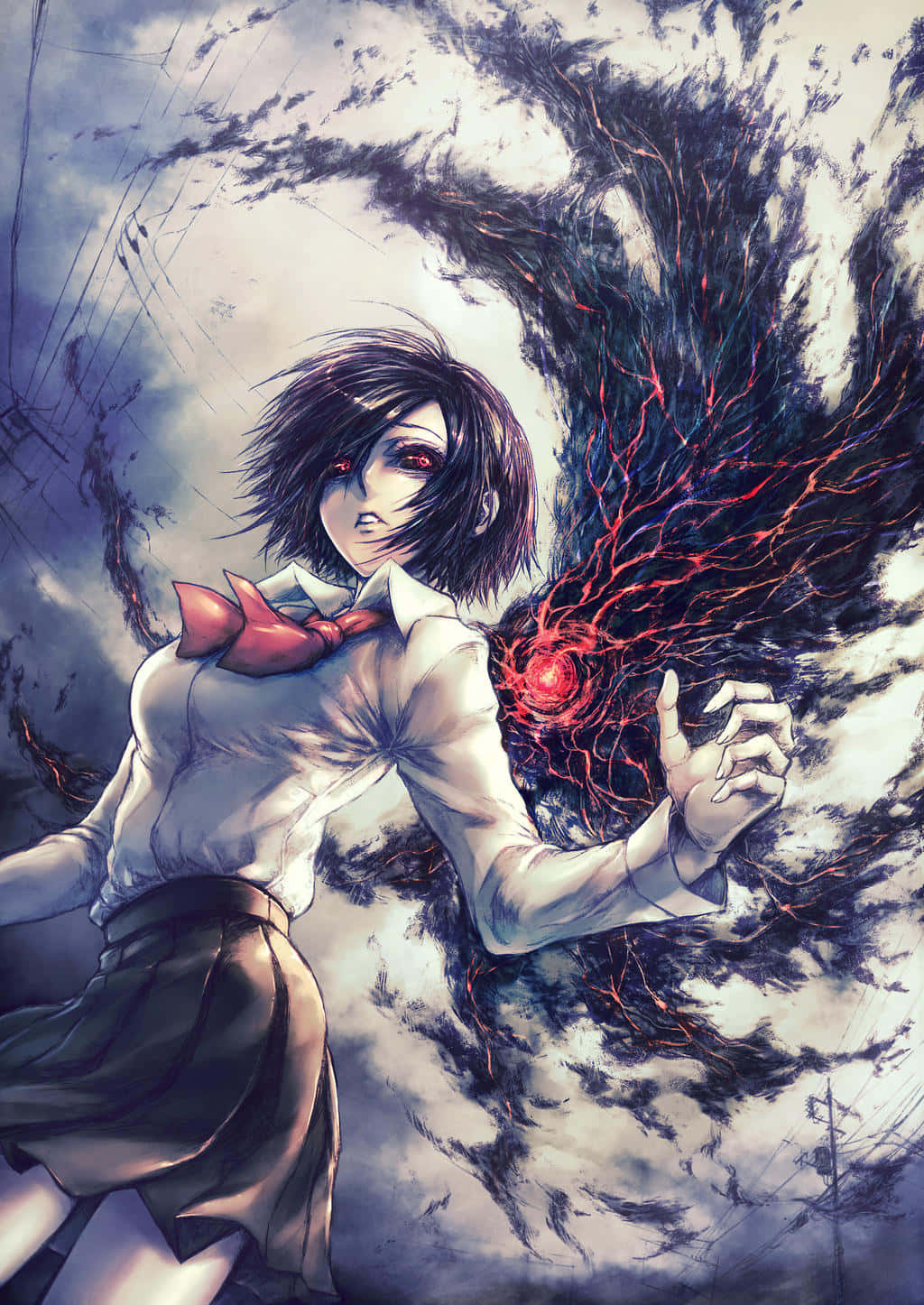 Tokyo Ghoul Pfp Touka Kirishima Artwork Wallpaper