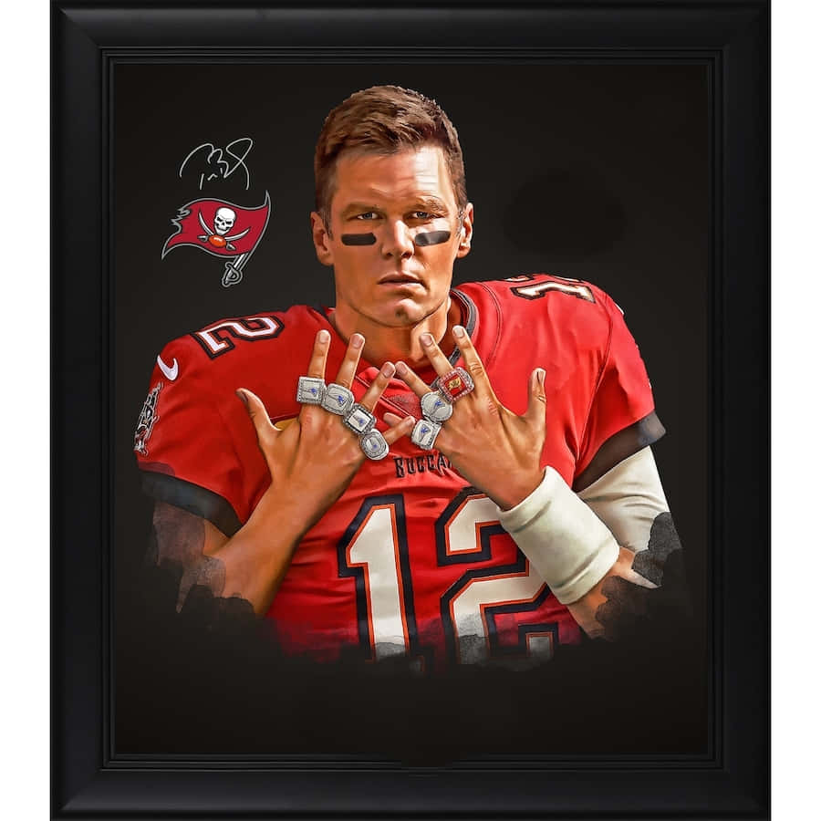 Tom Brady Buccaneers 900 X 900 Wallpaper