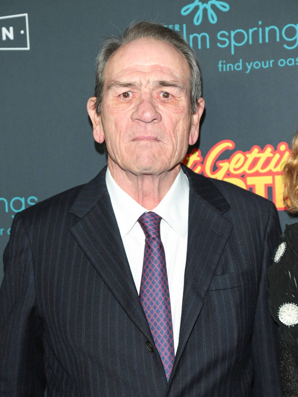 Tommy Lee Jones Sporting An Arrogant Face Wallpaper