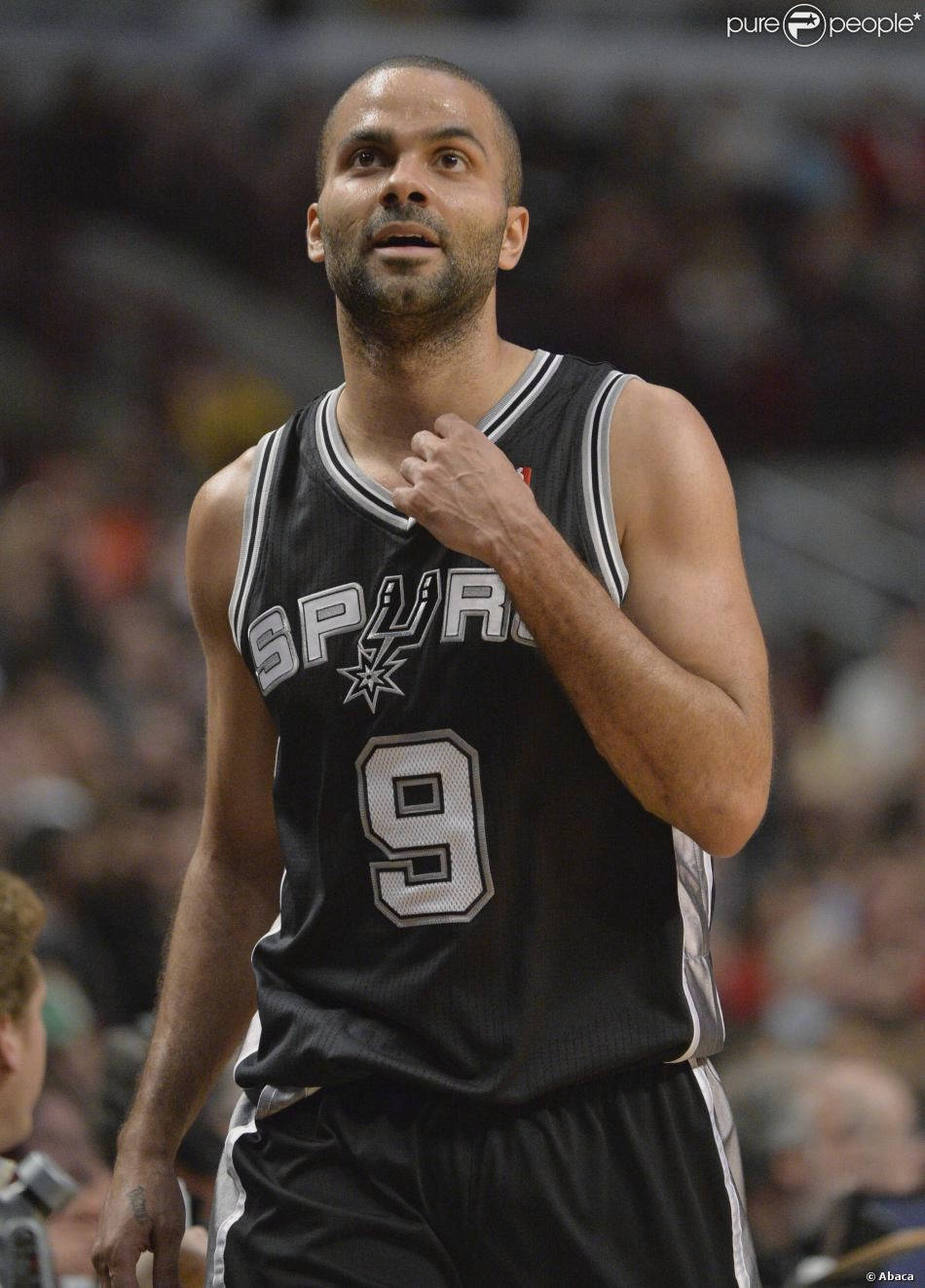 Tony Parker Black Jersey Wallpaper