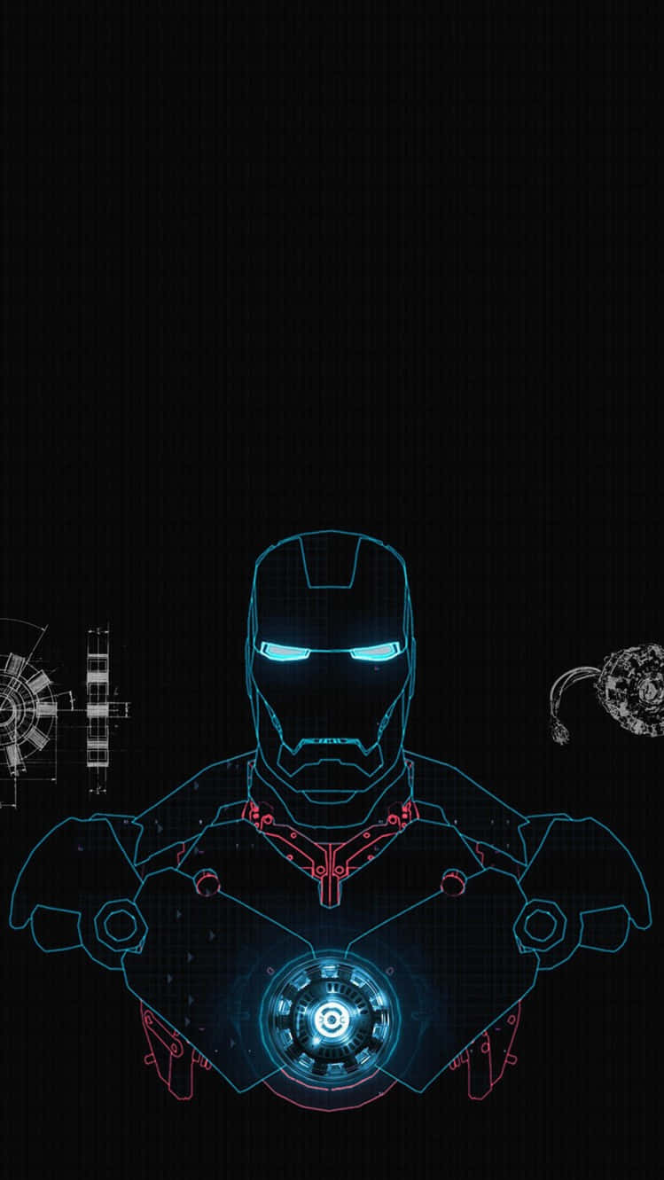 Tony Stark Is Powered By His Innovative And Revolutionary Iron Man Technology Wallpaper