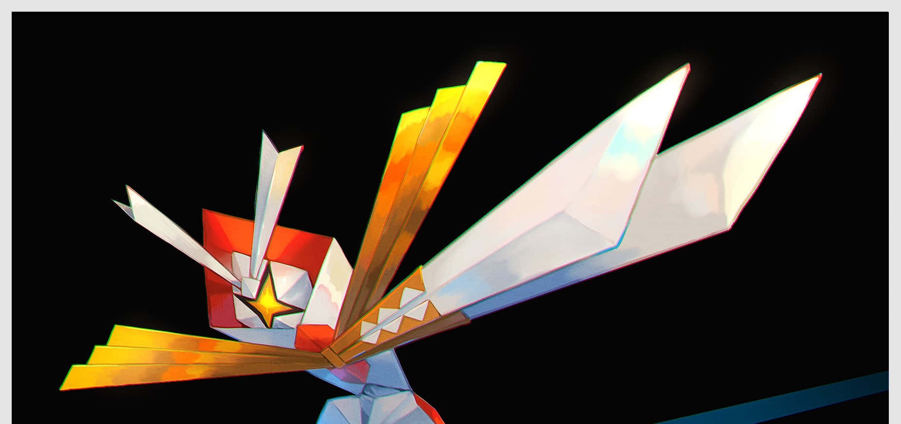 Top Half Of Kartana Pokemon Wallpaper