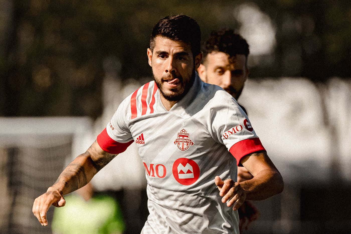 Toronto Fc Alejandro Pozuelo Tongue Out Wallpaper