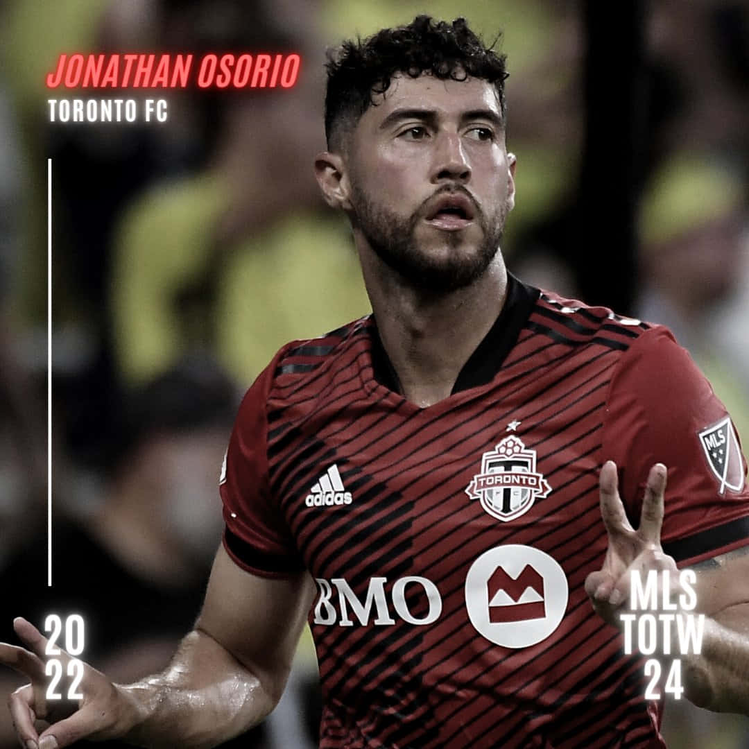 Toronto Fc Team Player Jonathan Osorio Wallpaper