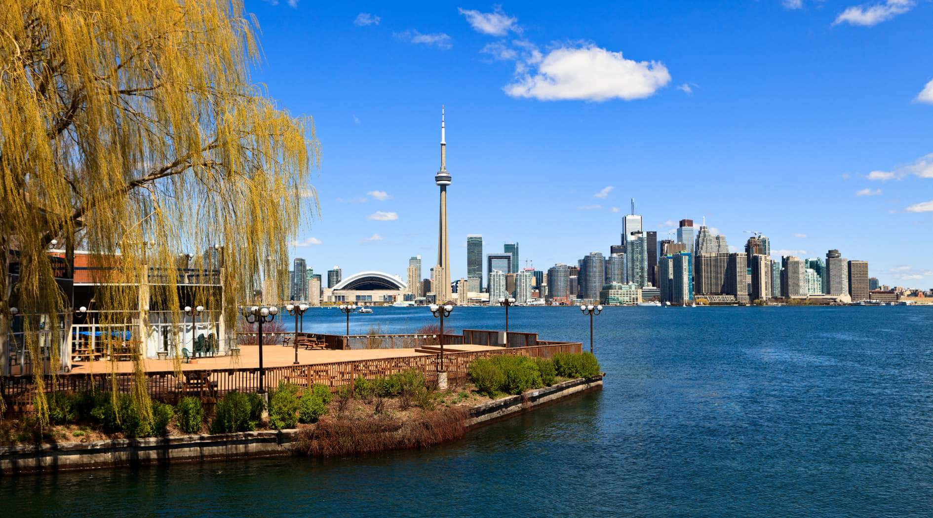 Toronto_ Islands_ View_of_ Skyline Wallpaper