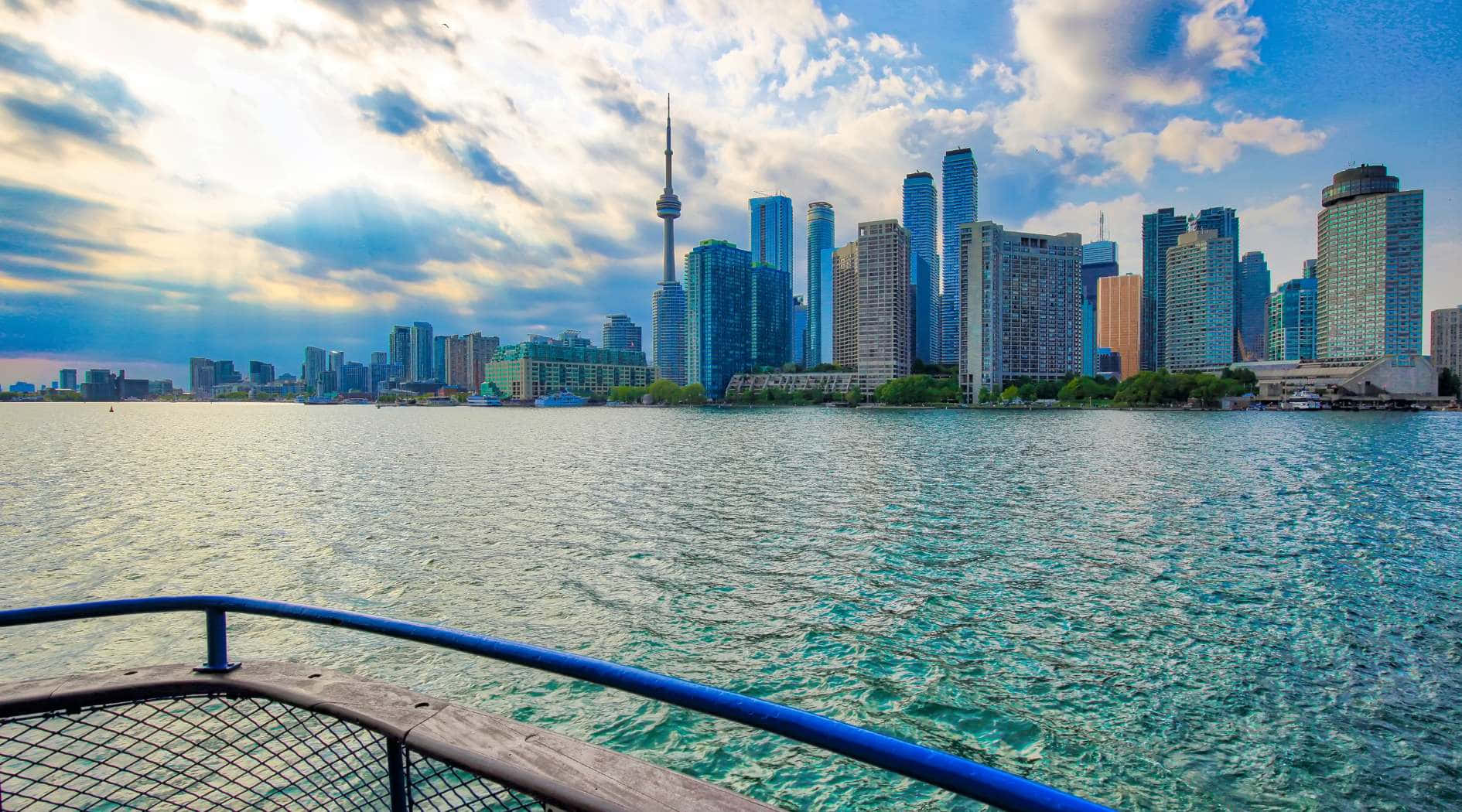 Toronto_ Skyline_ From_ Island_ Viewpoint.jpg Wallpaper