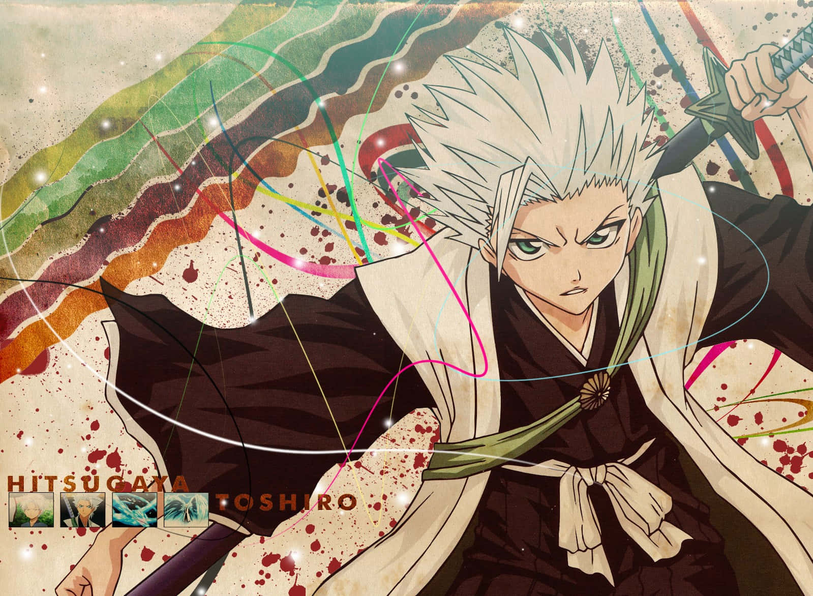 Toshiro Hitsugaya, 8th Division Captain Of The Gotei 13 Wallpaper