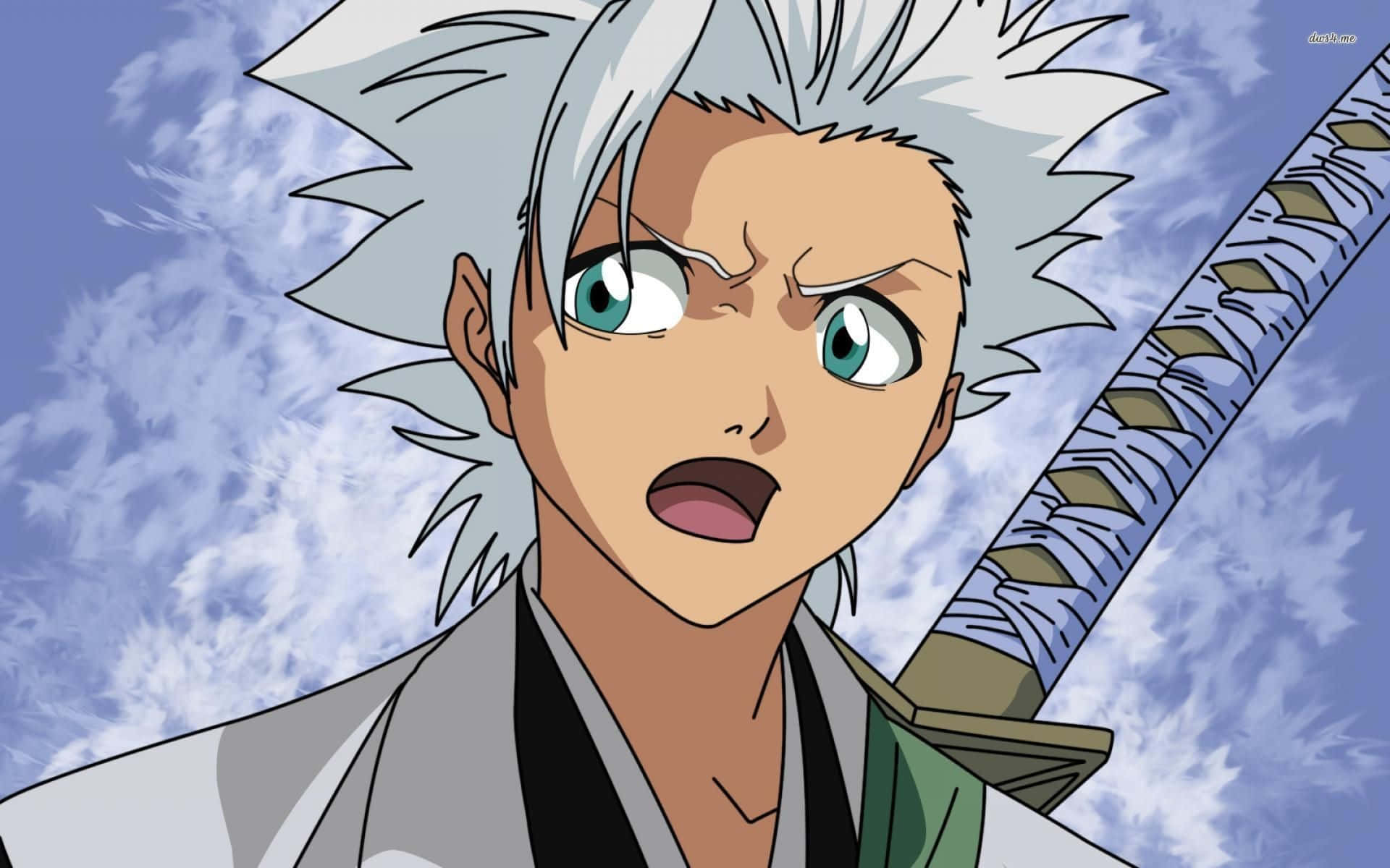 Toshiro Hitsugaya, Captain Of The 10th Division Of The Gotei 13. Wallpaper