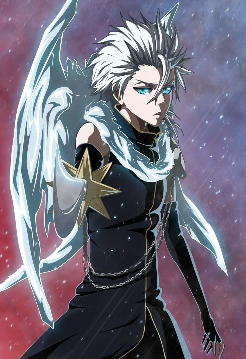 Toshiro Hitsugaya, Captain Of The 10th Division Of The Gotei 13 Wallpaper