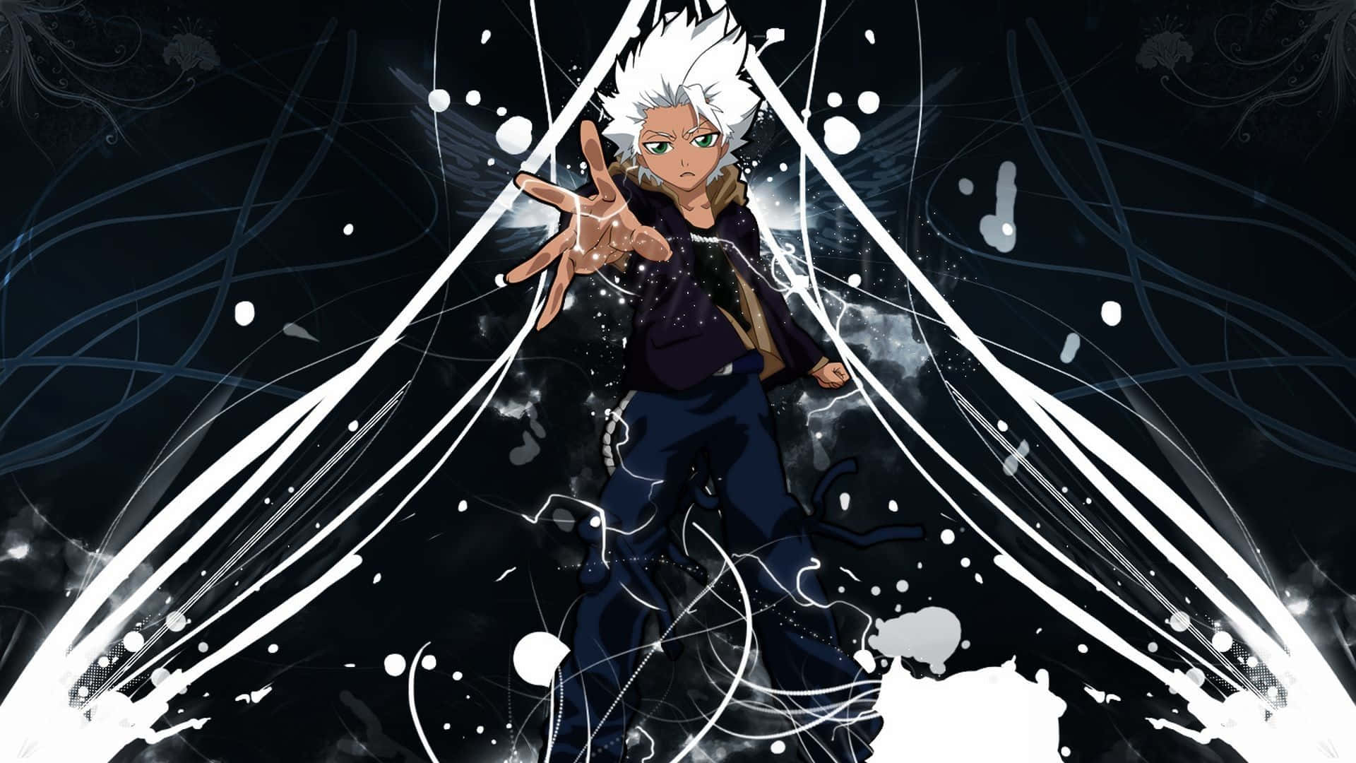 Toshiro Hitsugaya, Captain Of The 5th Division Of The Gotei 13 Wallpaper