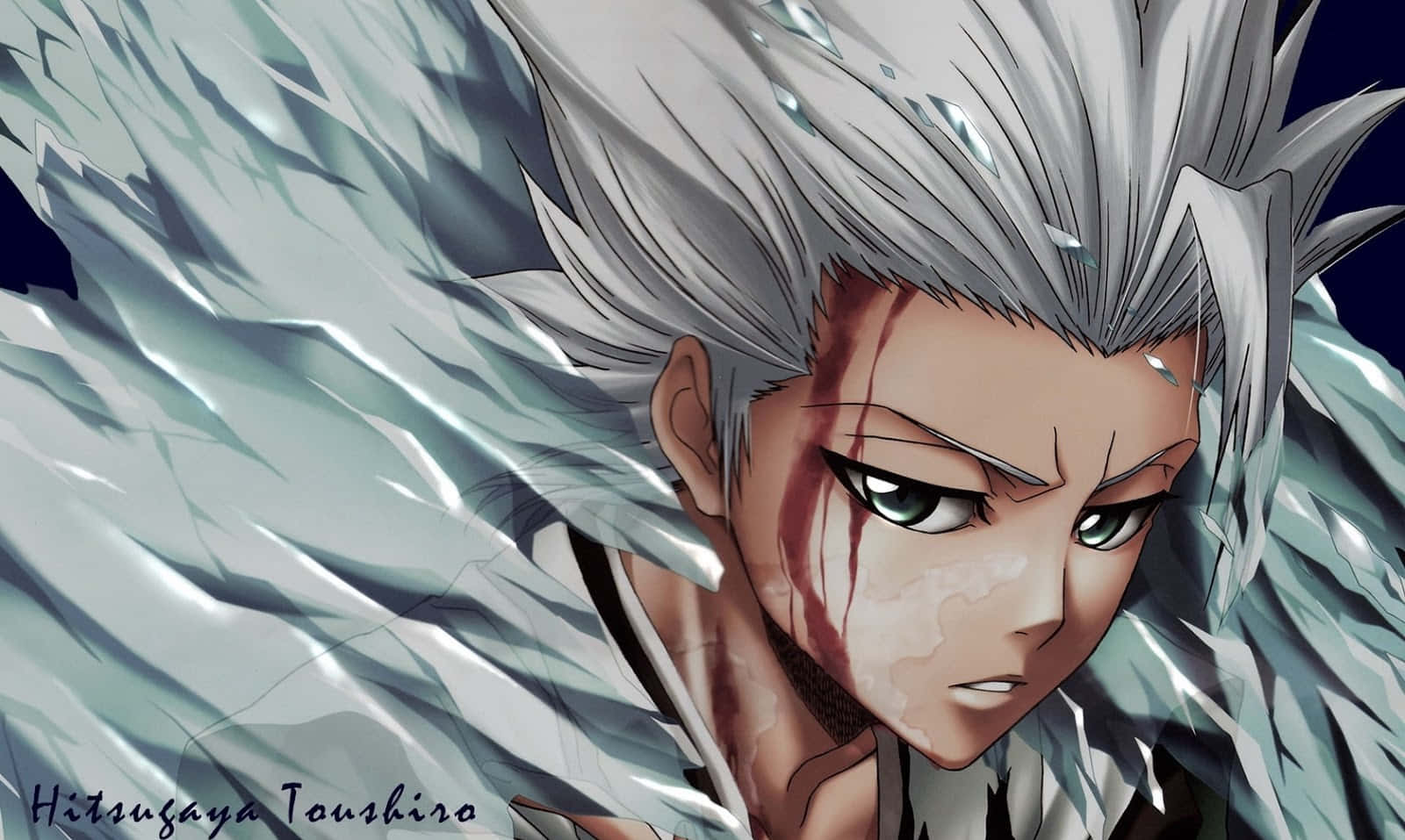 Toshiro Hitsugaya Captured In A Serene Moment Wallpaper