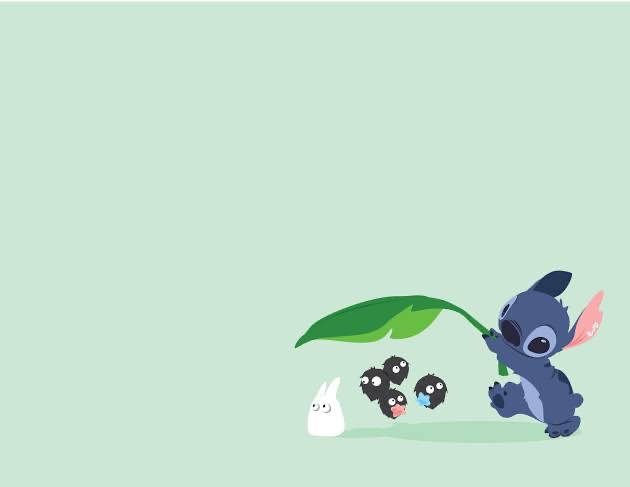 Totoro Stitch Aesthetic Wallpaper