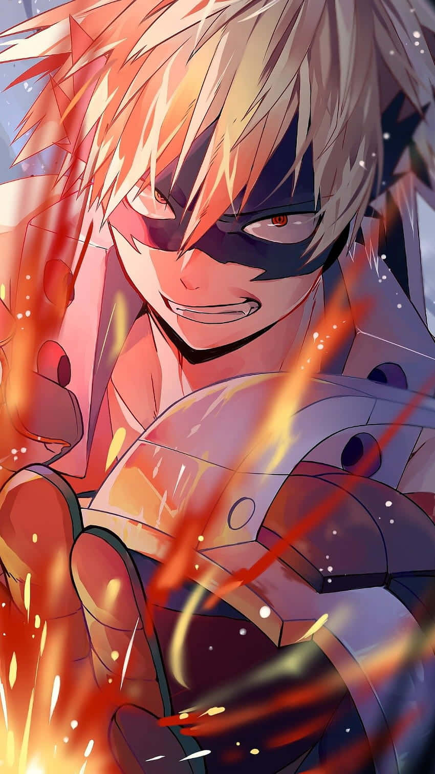 Tough Bakugo From My Hero Academia Wallpaper