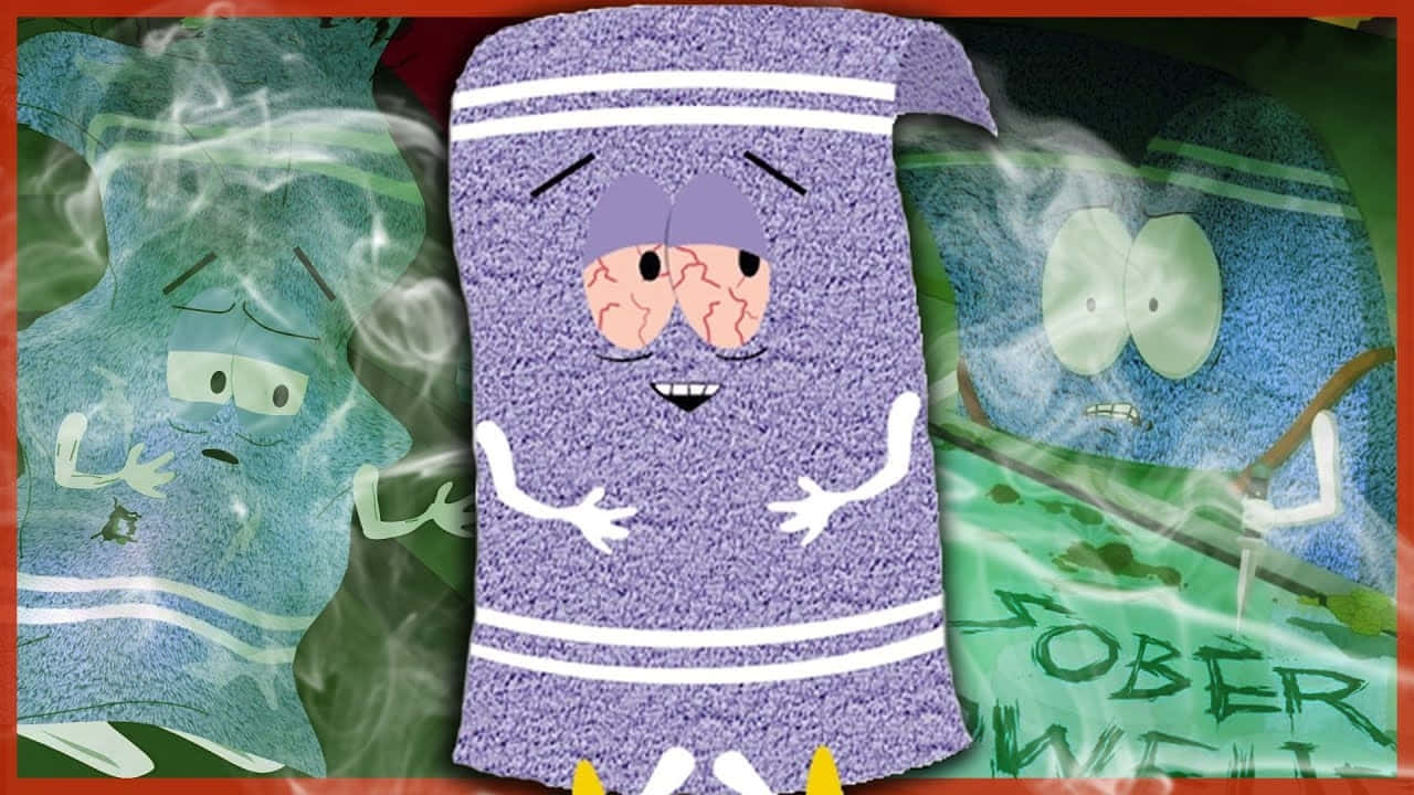 Towelie Collage South Park Wallpaper