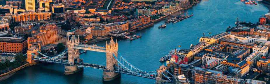 Tower Bridge London Aerial View Wallpaper