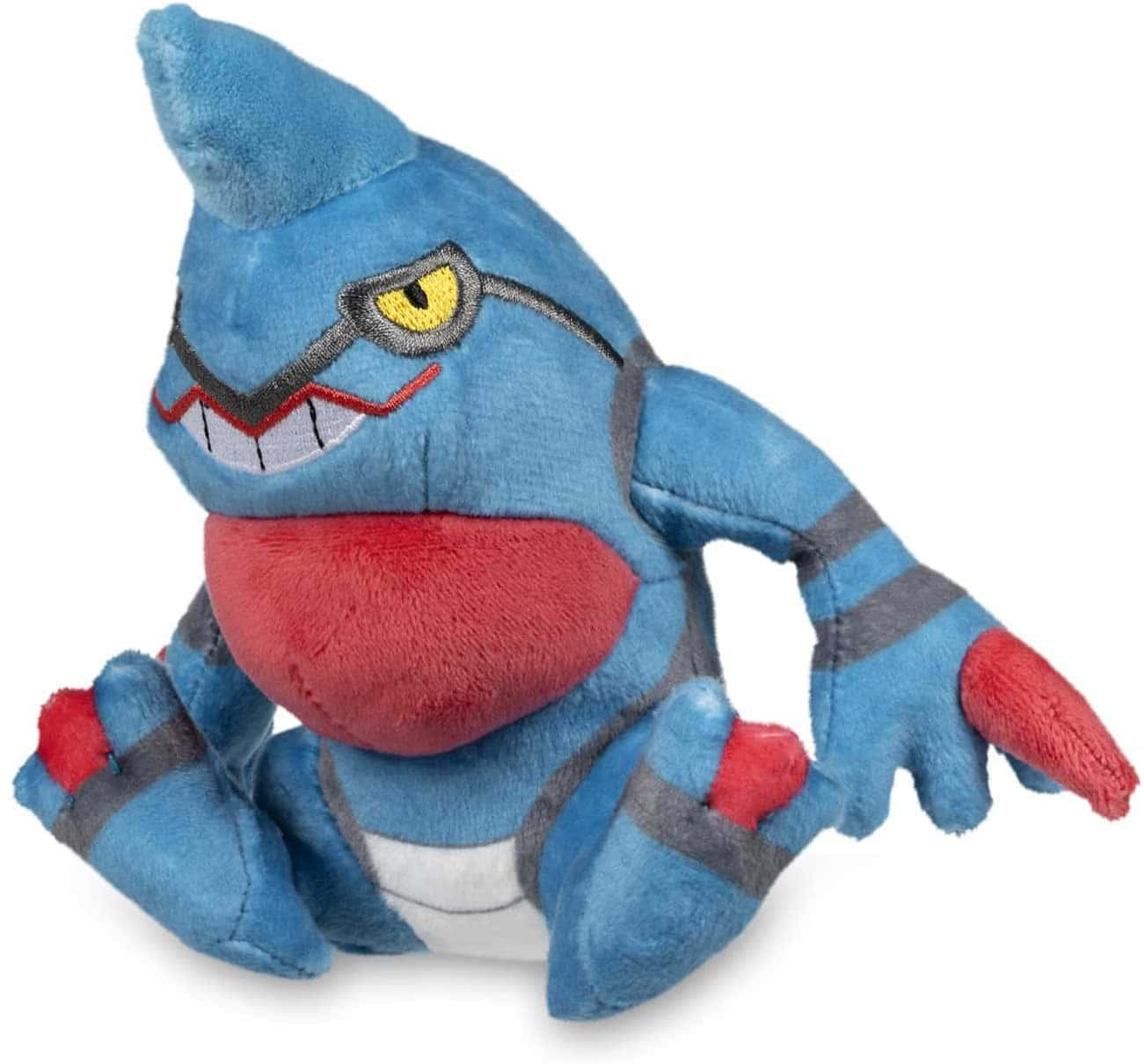 Toxicroak Plush Toy With White Background Wallpaper