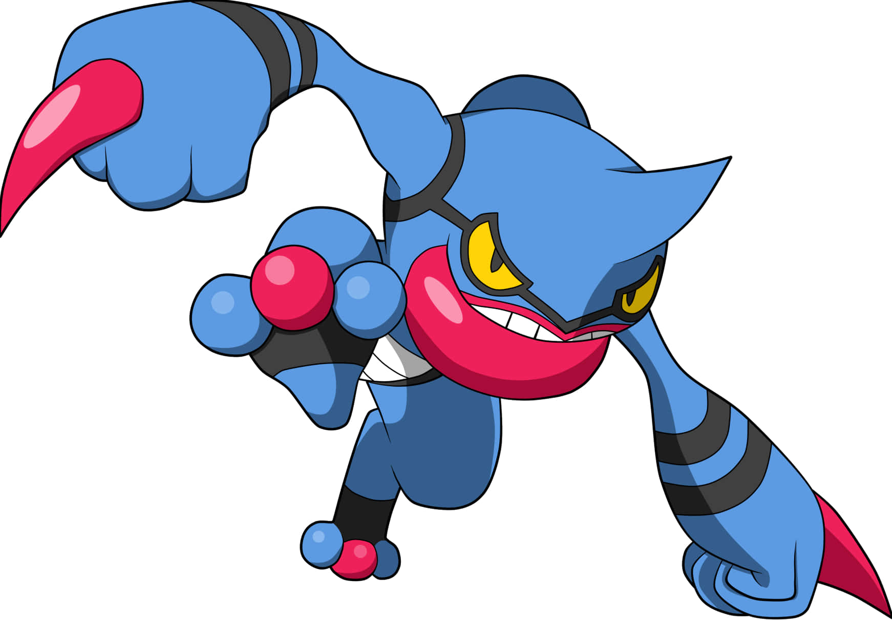 Toxicroak Pokemon Kicking With Foot Wallpaper